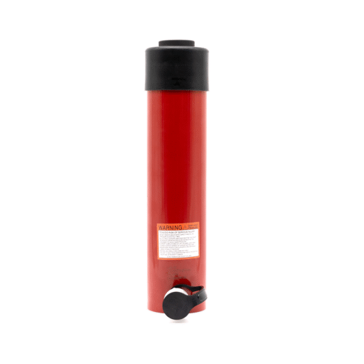 Product photo of the front of a Single Acting 25 ton 10 Stroke Cylinder against a white background