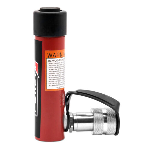 Product photo of the front of PowerX 5 Ton High-Pressure Hydraulic Cylinder, Single Acting, 3" Stroke, General Purpose