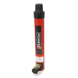 10 Ton cylinder, single acting, 10" stroke - threaded rod end and base