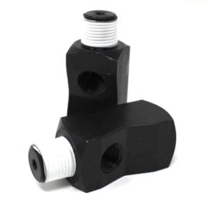 Fitting, Gauge Adaptor, 3/8", 3/8", 1/4", Square, 2.6" Long