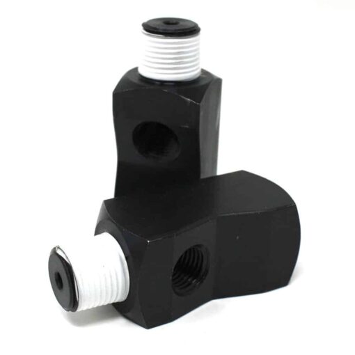 Fitting, Gauge Adaptor, 3/8", 3/8", 1/4", Square, 2.6" Long