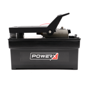 Product photo of the side of the PA6-98C 98 in³ Reservoir Air Hydraulic Pump