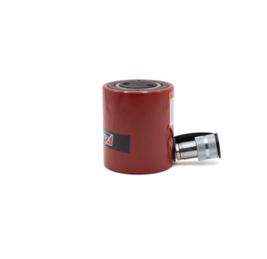 Product photo of the side of PowerX 30 Ton High-Pressure Hydraulic Cylinder, Low Profile, 2