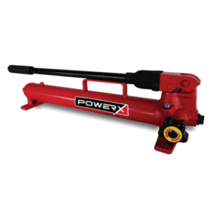 Portable Hydraulic Hand Pump 10k PSI Single Action 39 in³ Usable Oil Single Speed Steel Reservoir P43