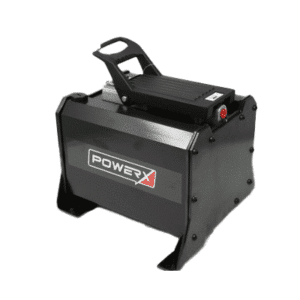 Air Over Hydraulic Pump 10k PSI Single Action 231 in³ Reservoir Foot Treadle Operated Pump PA6-231