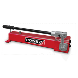 Portable Hydraulic Hand Pump, 10k PSI, P122DL double acting, 122 in³ usable oil, Two Stage