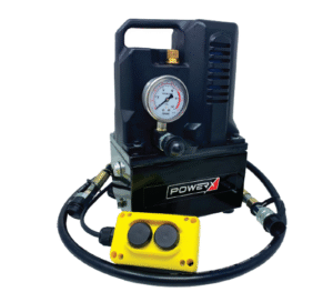 Compact Electric Pump 2-Way solenoid 1/2 hp Motor 42 cu in/min Flow With Pendant 10,000 psi – PEC42
